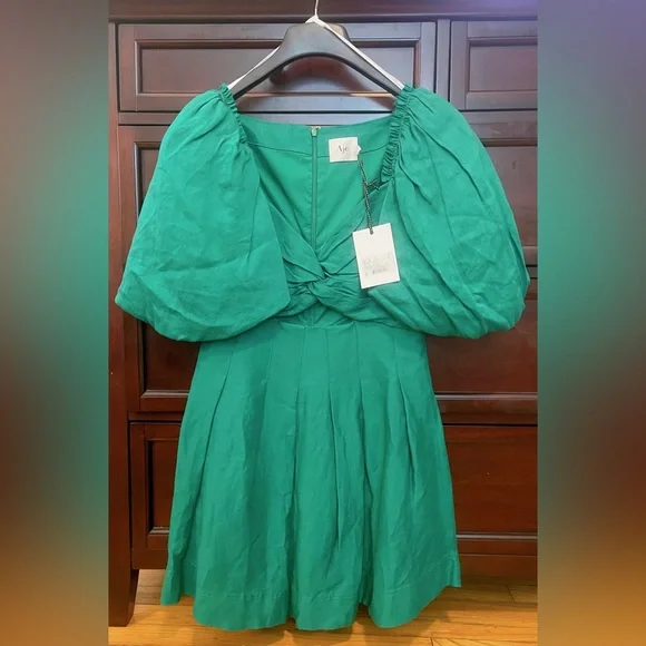 Aje Green Mini Dress Size AU10/US6